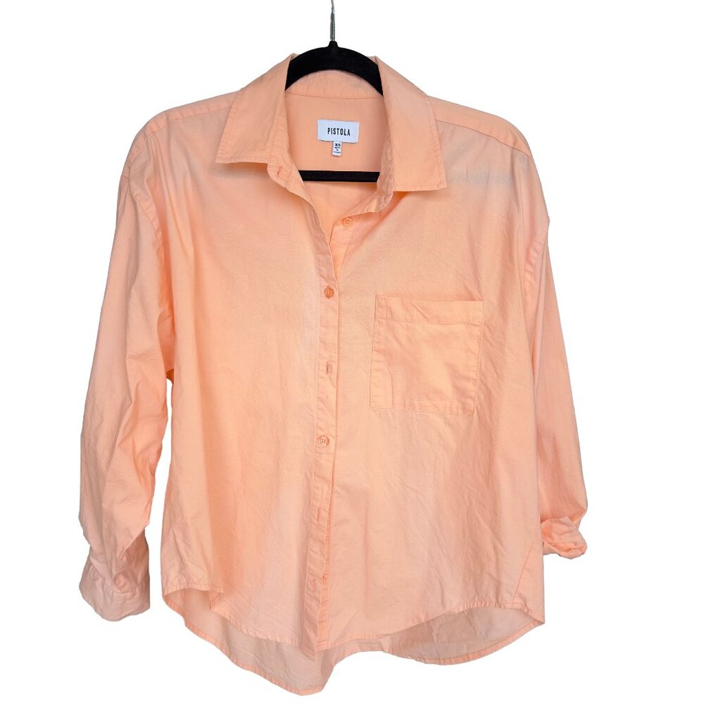 pistola Peach Button-Down Shirt